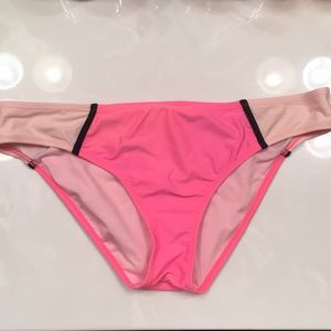 Pink and Black Bathing Suit Bottoms